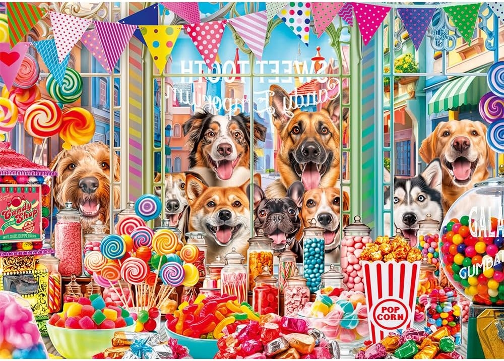 PUZZLE 2x500 Puszyści przyjaciele 37495