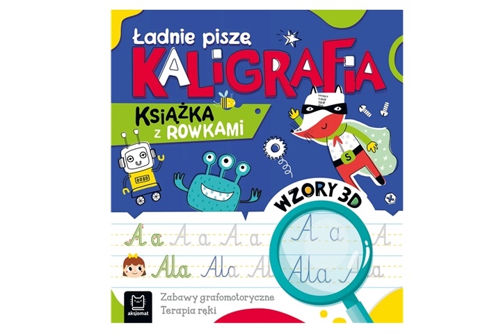 Ładnie piszę Kaligrafia Książka z rowkami 40751
