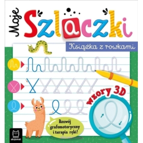 Moje szlaczki Książka z rowkami Wzory 3D 40775