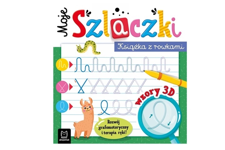 Moje szlaczki Książka z rowkami Wzory 3D 40775