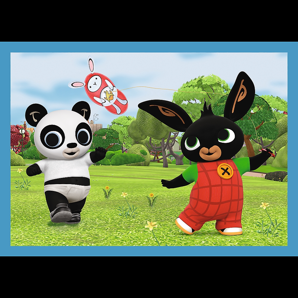 PUZZLE 4w1 12/15/20/24 Wesoły Bing 34631