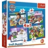PUZZLE 4w1 Psie sprawy/Viacom PAW Patrol 34650
