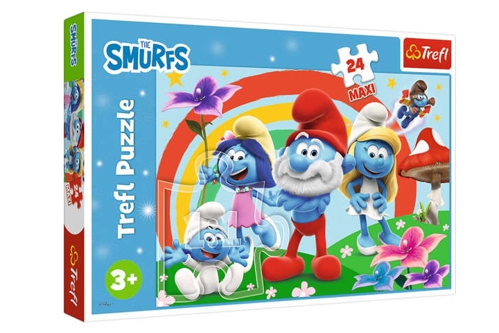 PUZZLE MAXI 24 Smerfny dzień/The Smurfs 14374