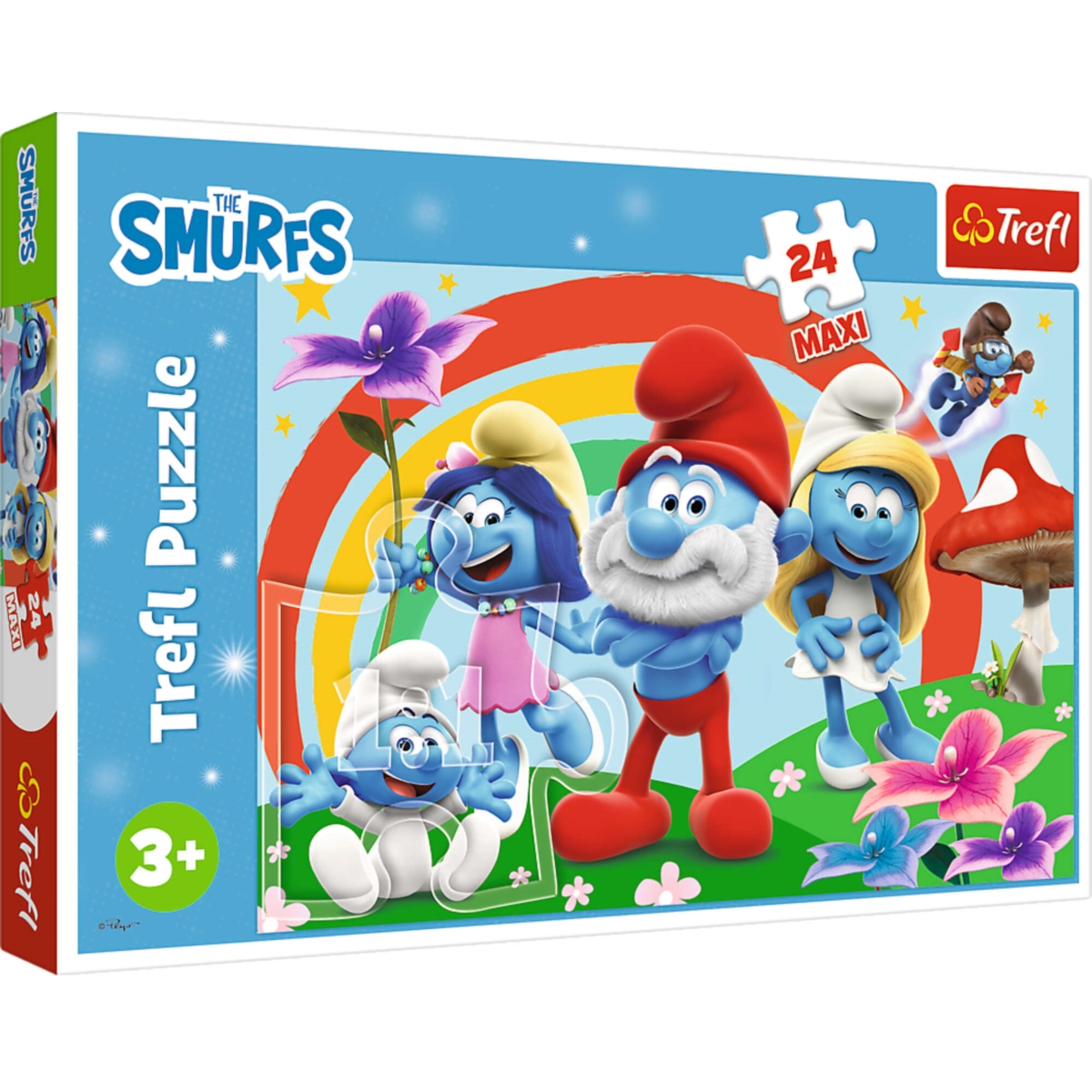 PUZZLE MAXI 24 Smerfny dzień/The Smurfs 14374