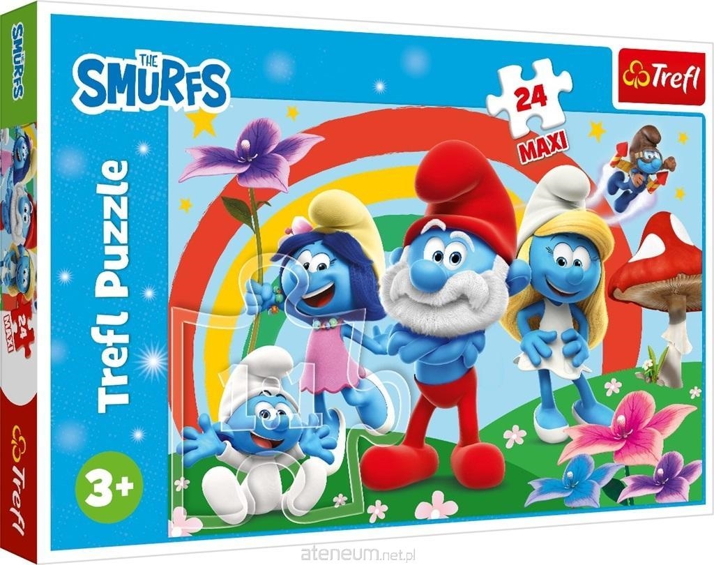 PUZZLE MAXI 24 Smerfny dzień/The Smurfs 14374