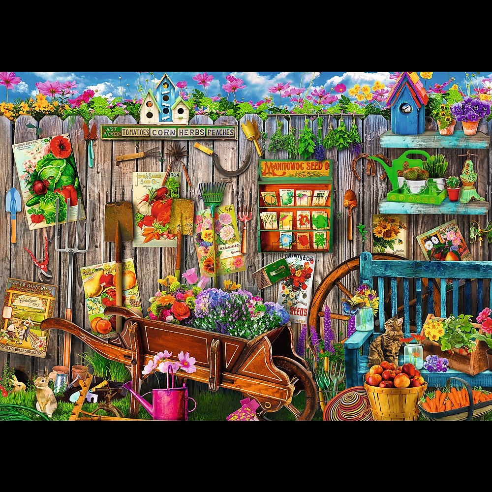 PUZZLE 2x500 Prace w ogrodzie 37529