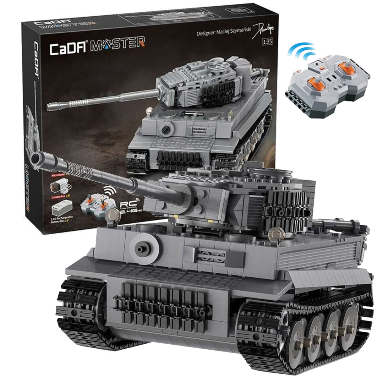 Cada klocki Tiger Tank RC C61071W 25907