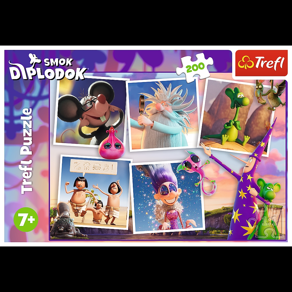 PUZZLE 200 Przygody Smoka Diplodoka 13322