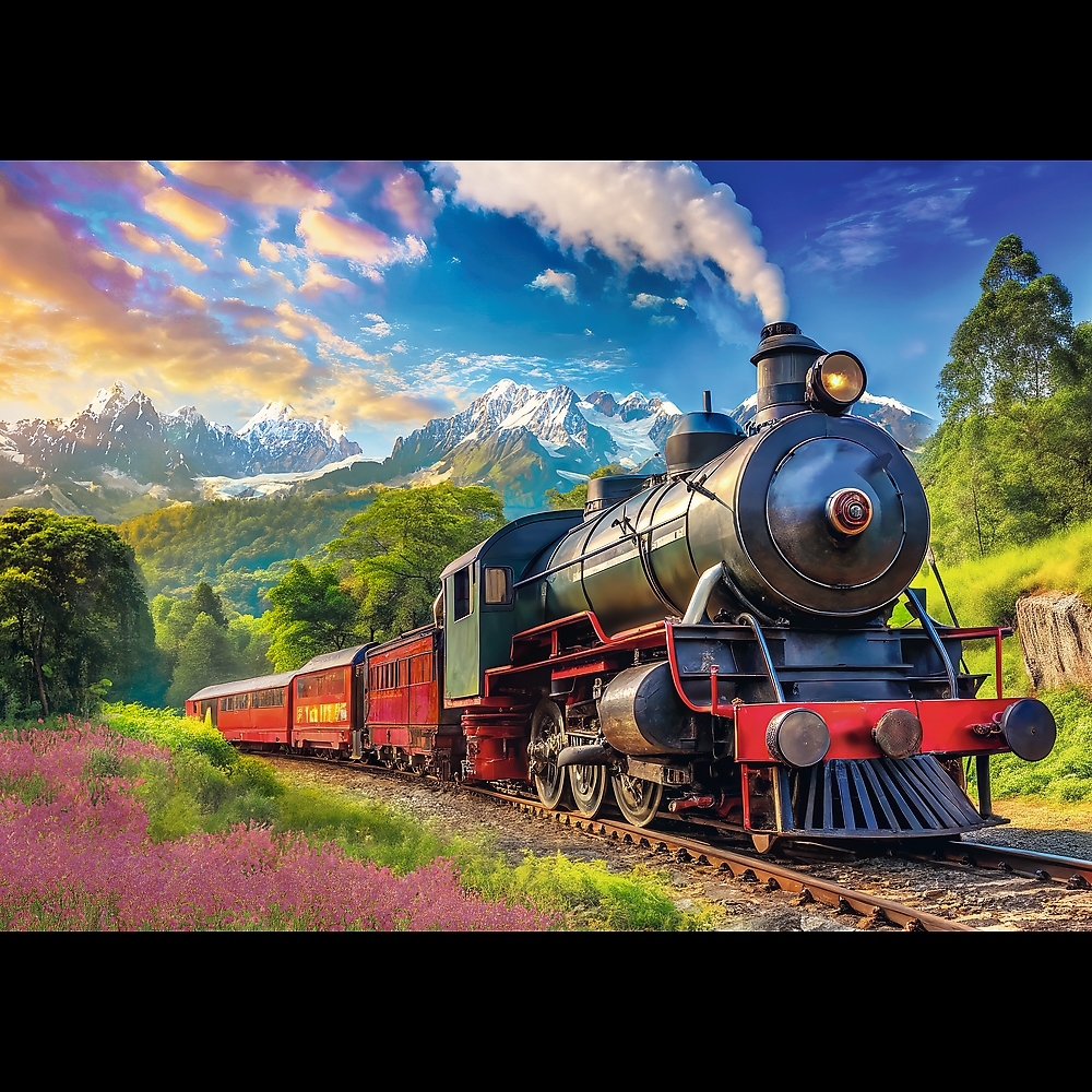 PUZZLE 1000 Podróż pociągiem 10929