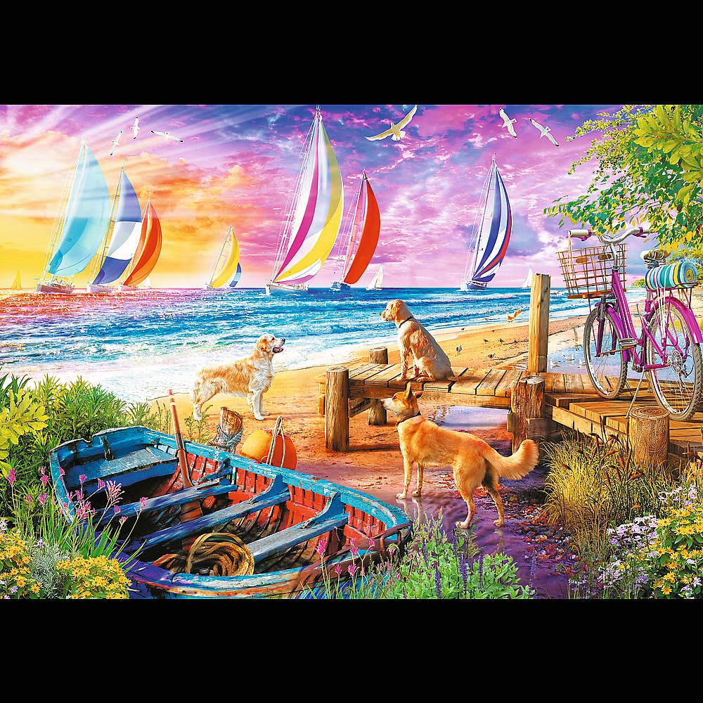 PUZZLE TREFL PRIME UFT 1000 - Vacay Time przedstaw