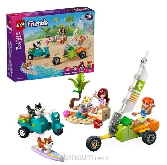 42641 LEGO FRIENDS PRZYGODA Z SURFUJĄCYMI PSAMI