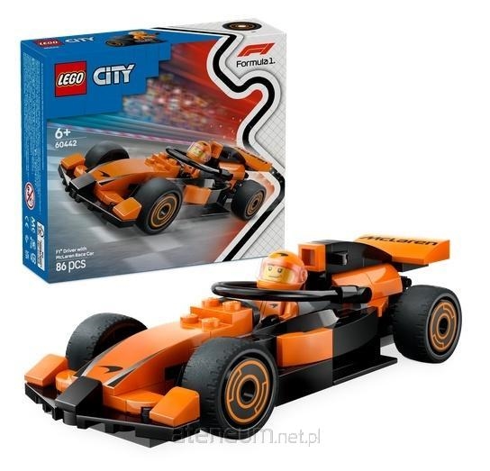 LEGO 60442 CITY KIEROWCA I BOLID MCLAREN