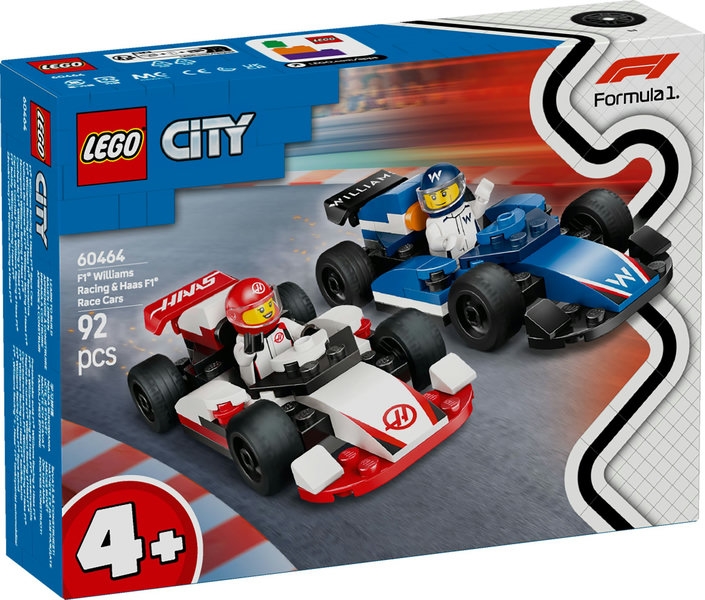 LEGO 60464 CITY BOLIDY WILLIAMS RACING I HASS F1