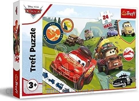 PUZZLE MAXI 24 Wesołe auta /Disney Cars3 14352