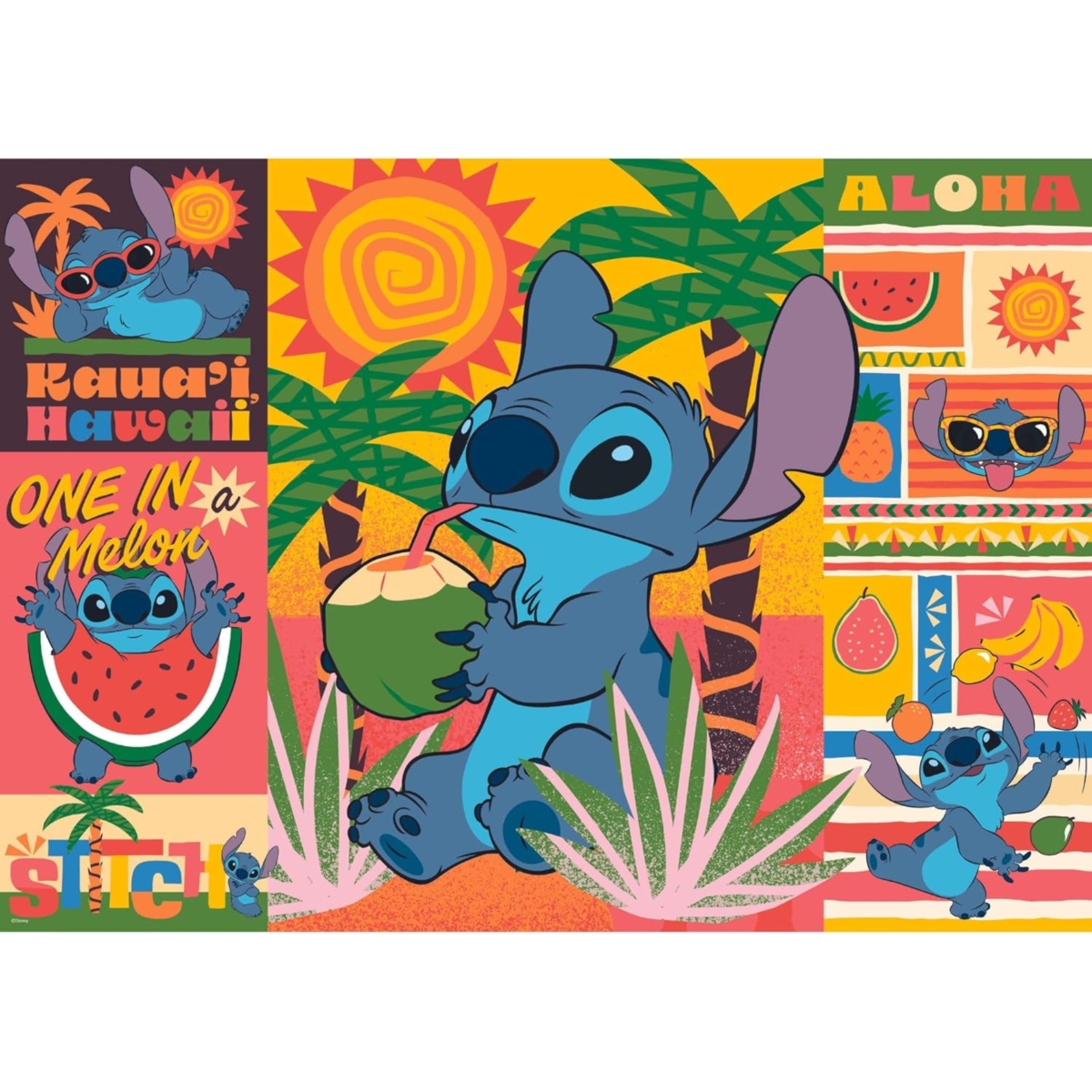 PUZZLE 500 Holidays with Stitch 37483