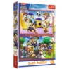 PUZZLE 2x24 Psi dzień zabaw /Psi Patrol 34434