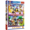 PUZZLE 2x24 Psi dzień zabaw /Psi Patrol 34434