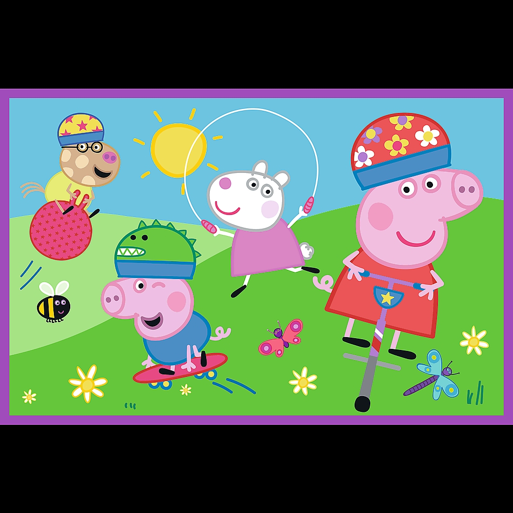 PUZZLE 2x24 Peppa na placu zabaw 34435