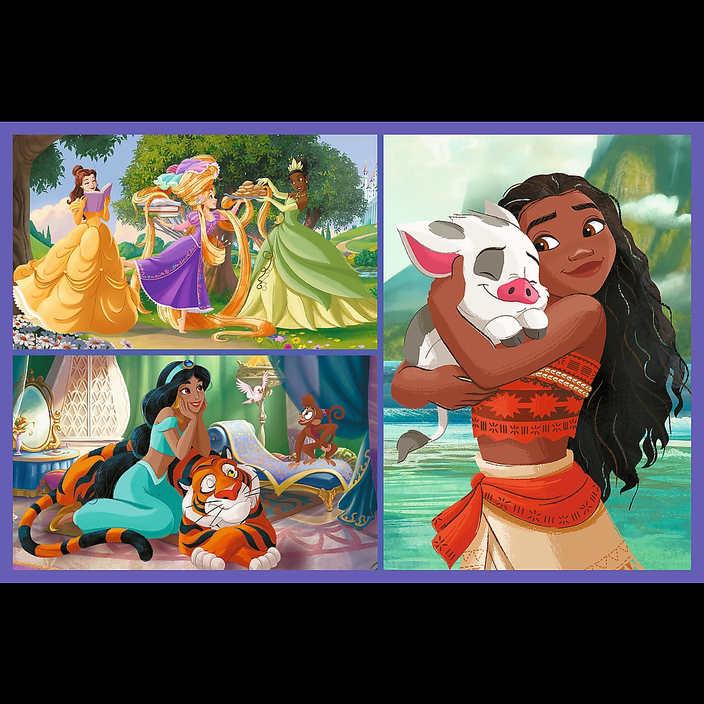 PUZZLE 2x70 Bajkowe dni /Disney Princess 34440