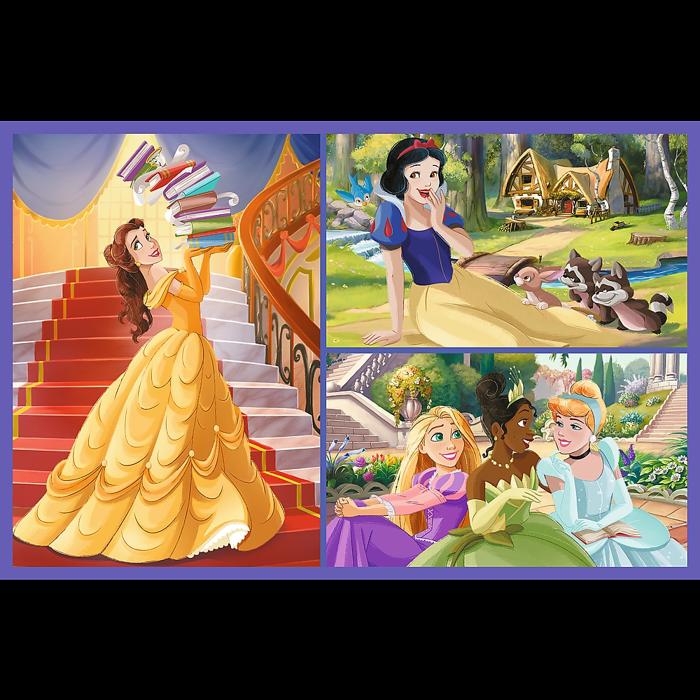 PUZZLE 2x70 Bajkowe dni /Disney Princess 34440