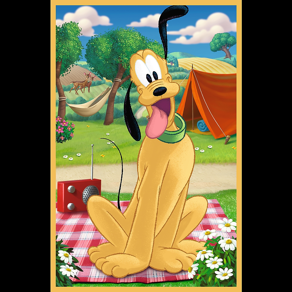 PUZZLE 3x50 Myszki na wakacjach /Disney 34881