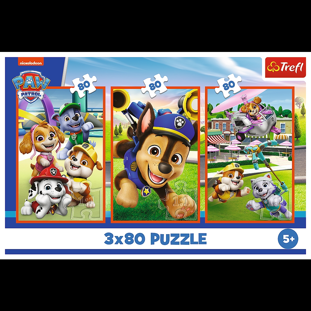 PUZZLE 3x80 Psia zgraja /Psi Patrol 34886