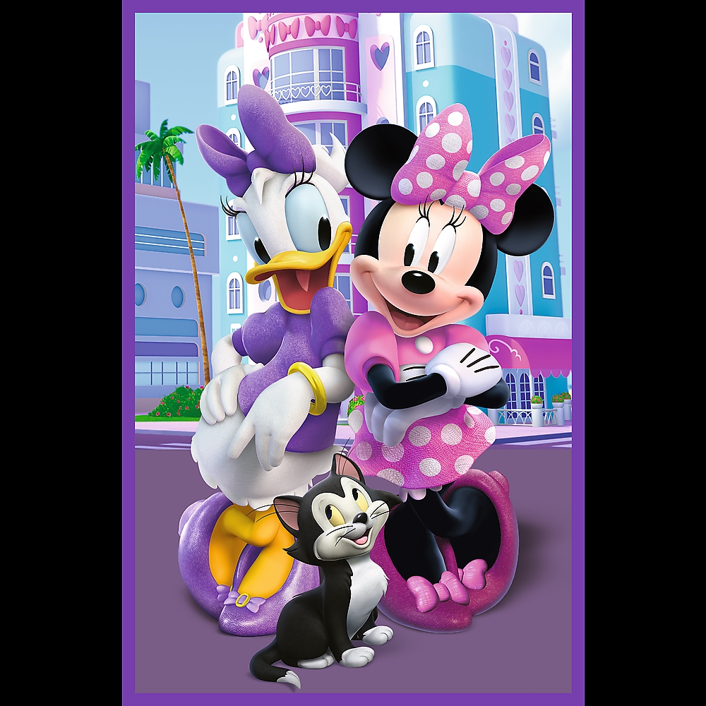 PUZZLE 3x80 Minnie i przyjaciele /Disney 34889
