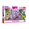 PUZZLE 3x80 Minnie i przyjaciele /Disney 34889