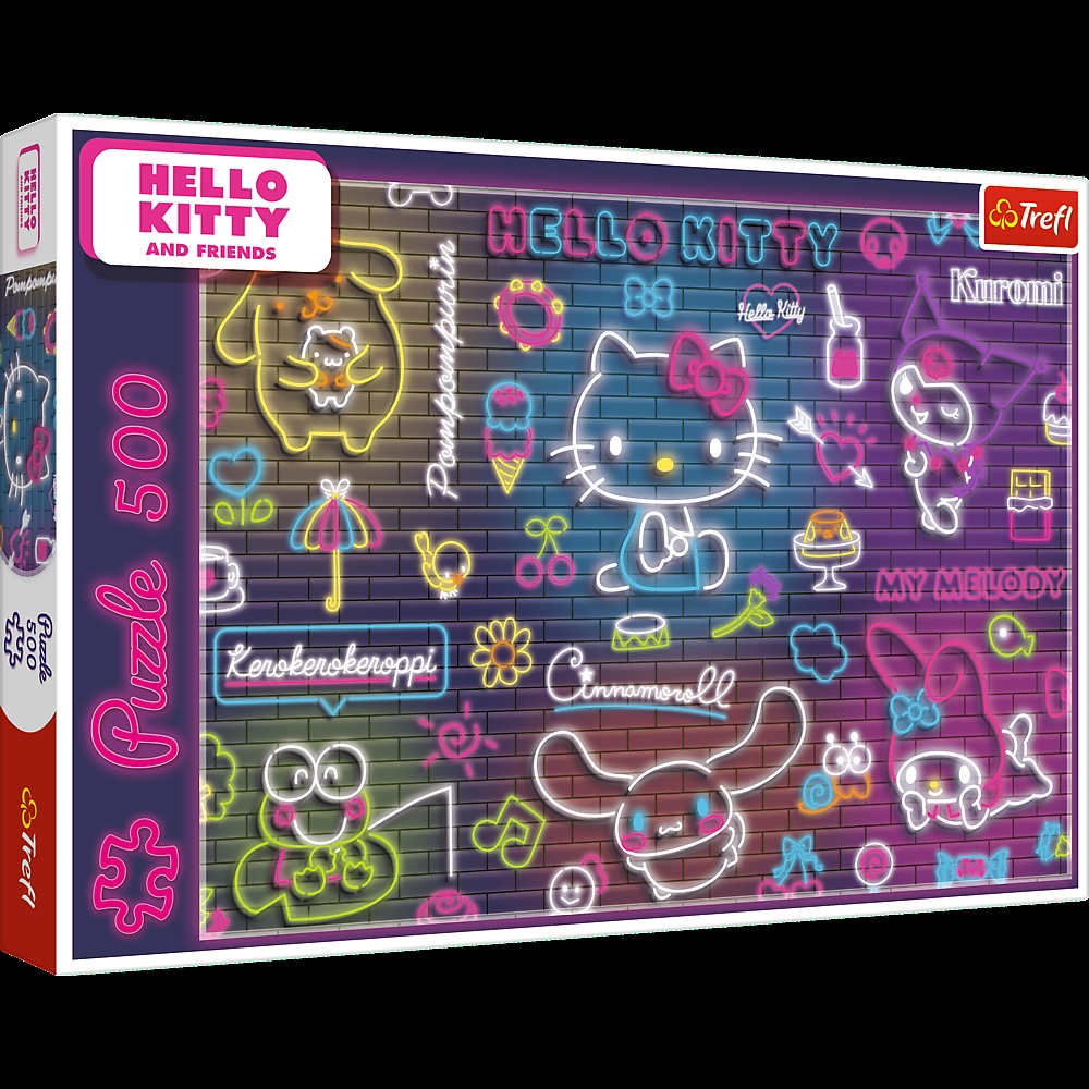 PUZZLE 500 Neon HelloKitty 37523