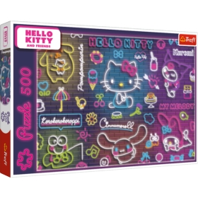 PUZZLE 500 Neon HelloKitty 37523