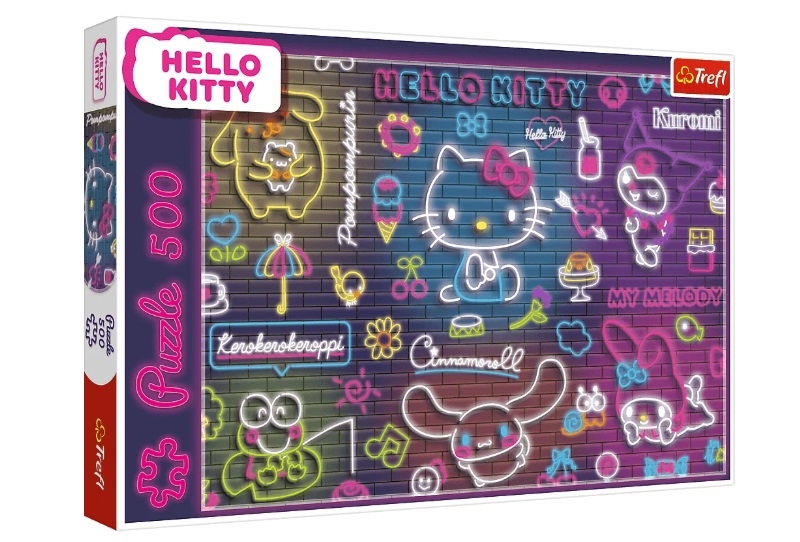 PUZZLE 500 Neon HelloKitty 37523