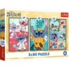 PUZZLE 3x80 Świat Stitcha/Disney Lilo_Stitch 34885