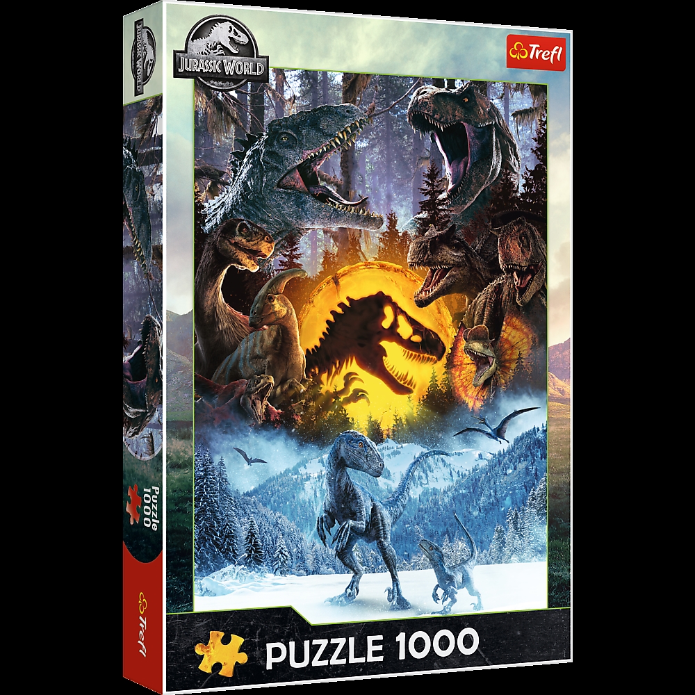 PUZZLE 1000 W świecie Parku Jurajskiego 10939
