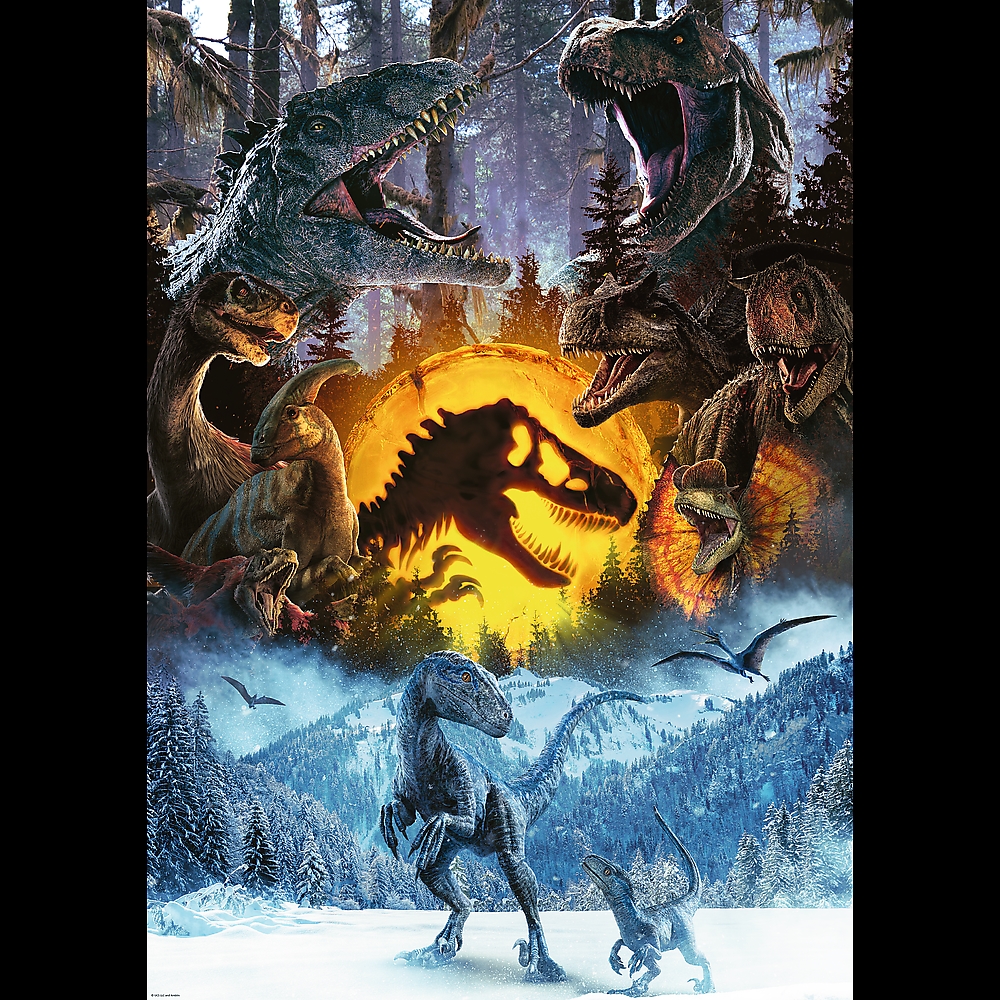 PUZZLE 1000 W świecie Parku Jurajskiego 10939