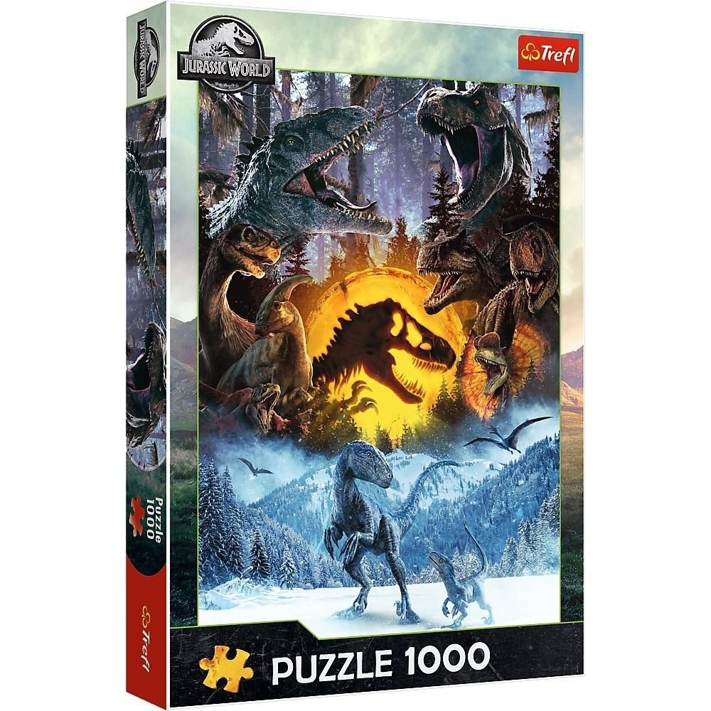 PUZZLE 1000 W świecie Parku Jurajskiego 10939