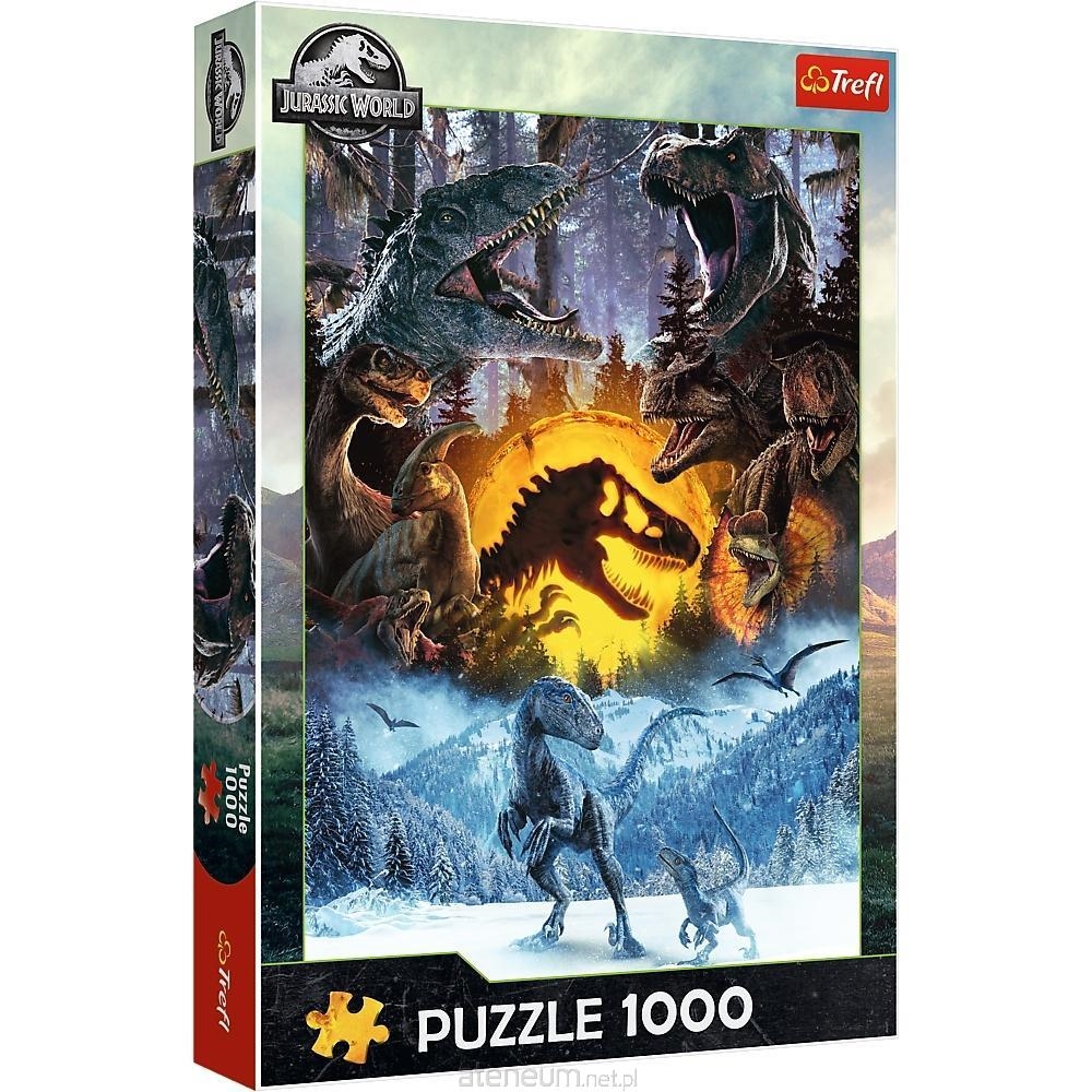 PUZZLE 1000 W świecie Parku Jurajskiego 10939