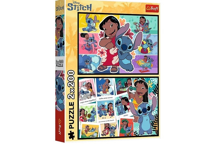 PUZZLE 2x200 Wesołe życie Stitcha /Disney 13334