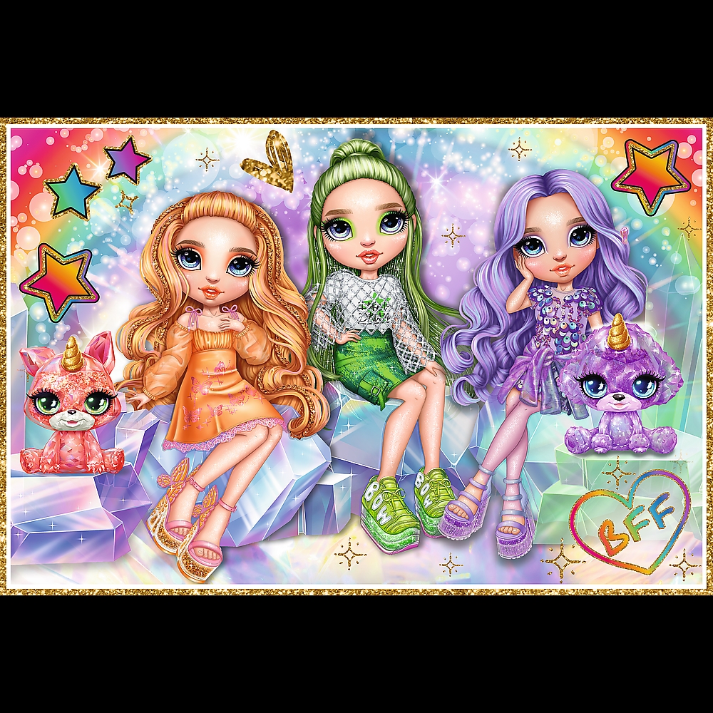 PUZZLE 2x200 Tęczowe lalki /MGA RainbowHigh 13335