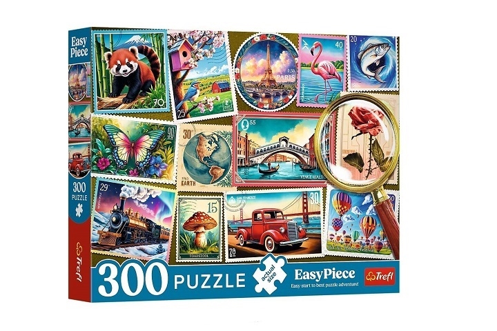 PUZZLE 300 Senior EasyPiece Znaczki pocztowe 23100