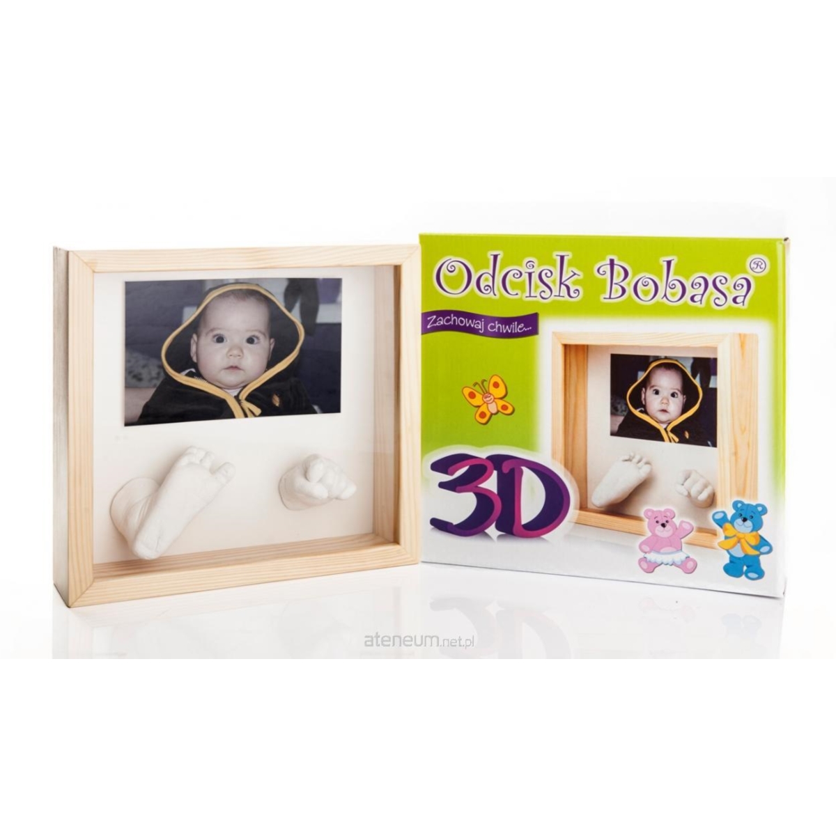 ODCISK BOBASA RAMKA 3D