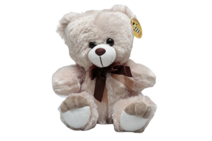 Miś beżowy z br.kokardką średni 03446 34467
