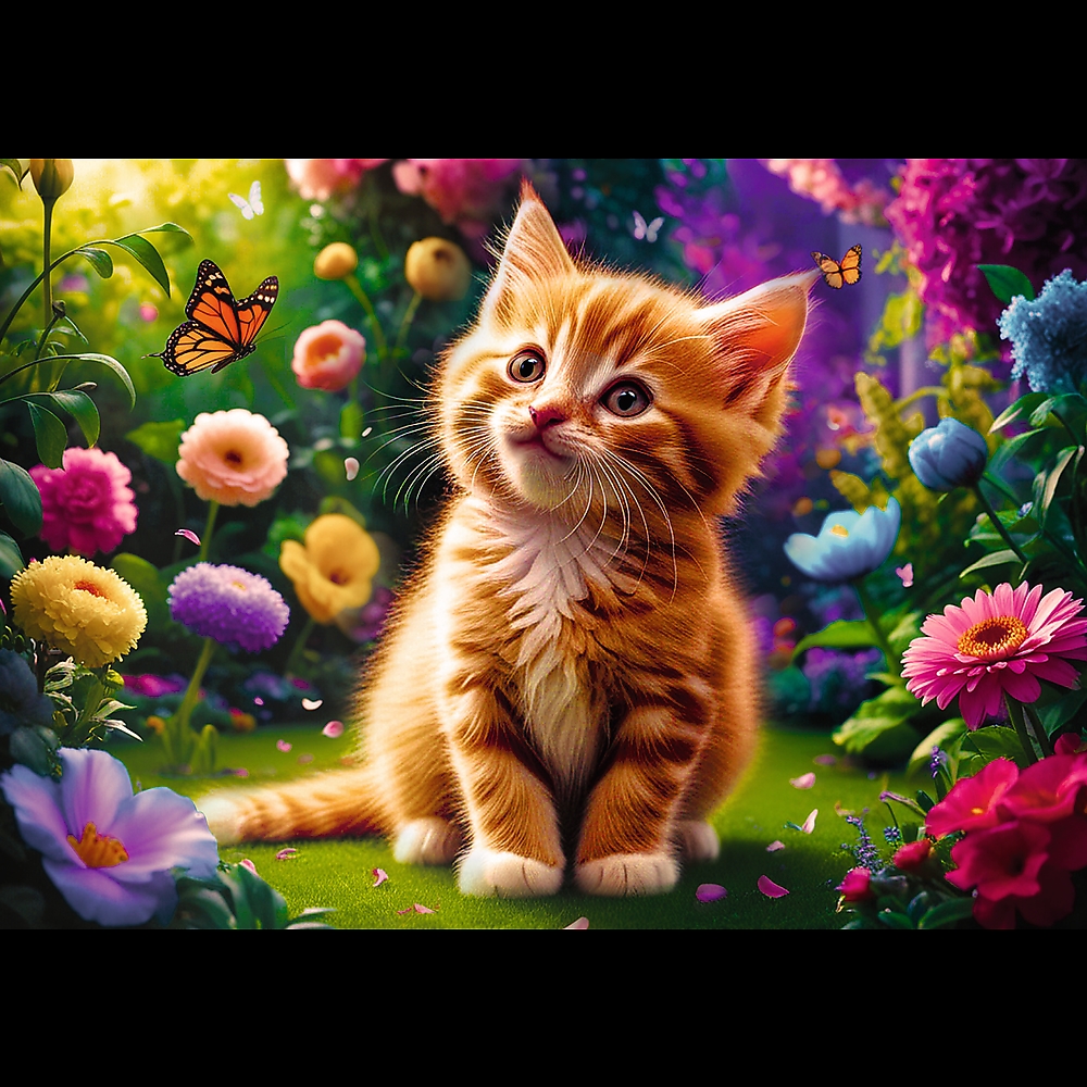 Puzzle - 500 - Uroczy kotekFSC Mix 70% 37525