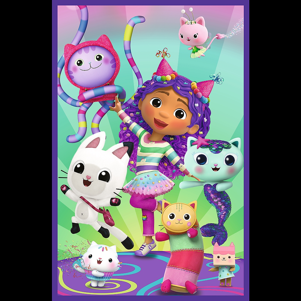 Puzzle 3x80 - Kolorowe dni Gabby - Universal Gabby