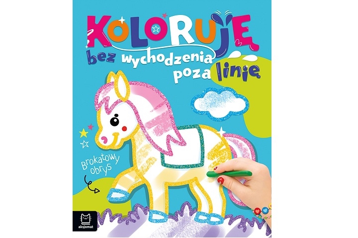 Koloruję b/wych..linię Brok.obr.Z konikiem 40546