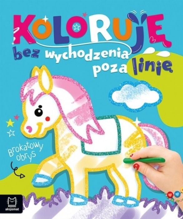 Koloruję b/wych..linię Brok.obr.Z konikiem 40546