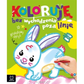 Koloruję b/wych..linię Brok.obr.Z zajączkiem 40553