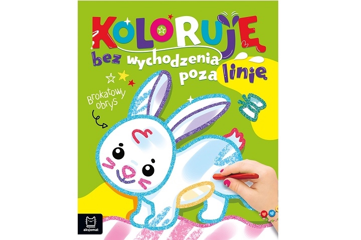 Koloruję b/wych..linię Brok.obr.Z zajączkiem 40553