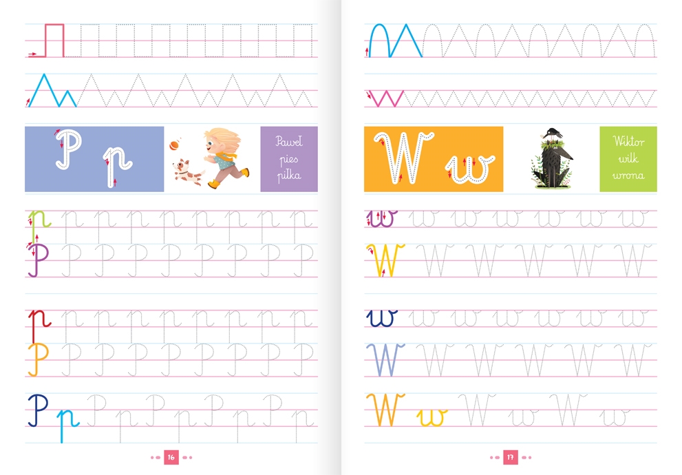 Kolorowa kaligrafia 6-7 lat 41192