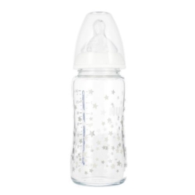 NUK BUTELKA SZKŁO FIRST CHOICE 240ML 0-6M SILIKON