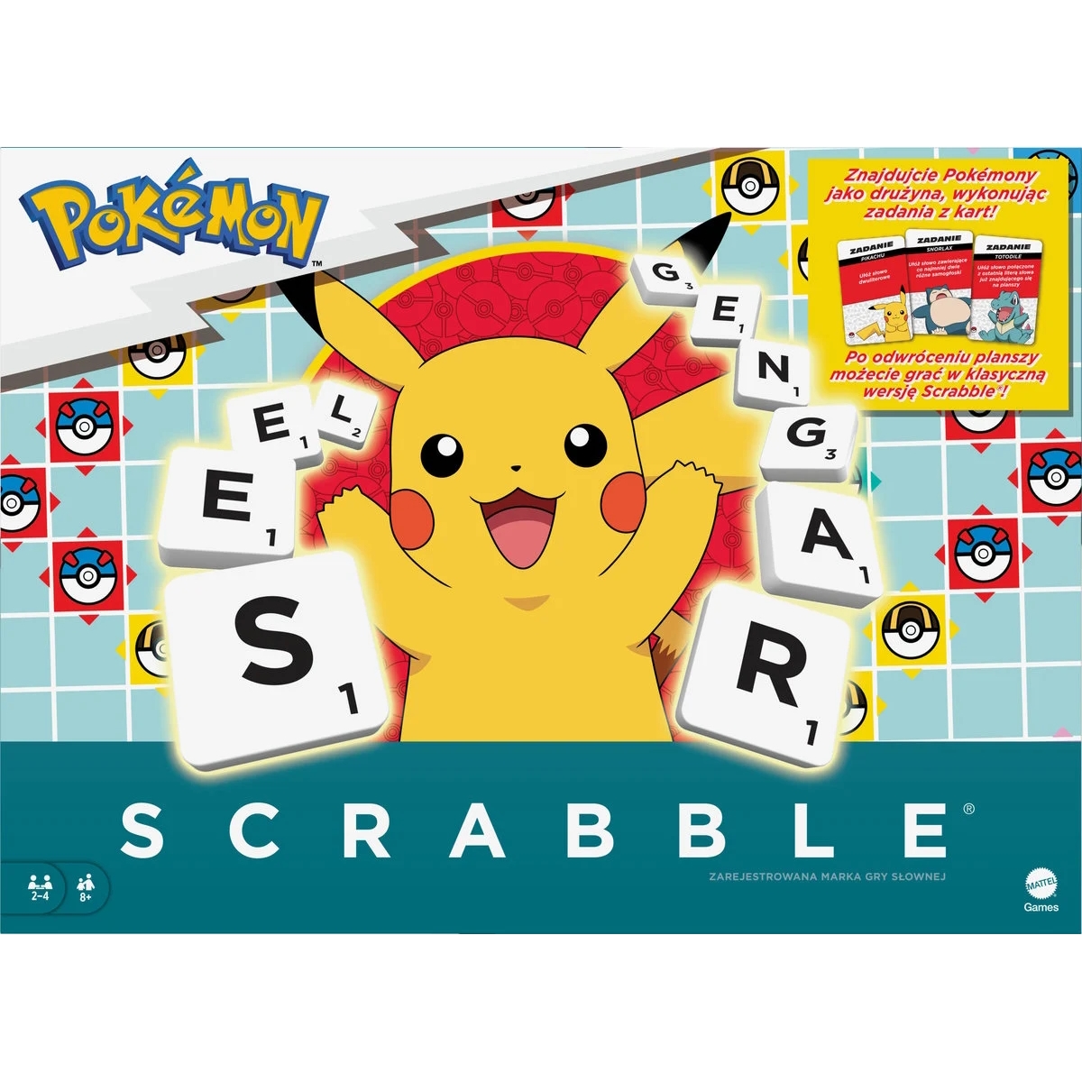 SCRABBLE Pokemon wersja polska HXT29 /6